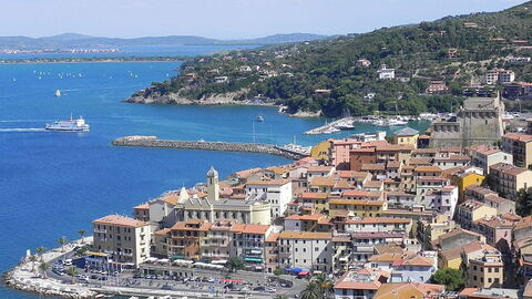 Vista de Porto Santo Stefano