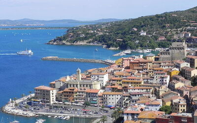 Vista de Porto Santo Stefano
