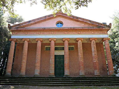 Fachada del Templo de Minerva Medica, Montefoscoli