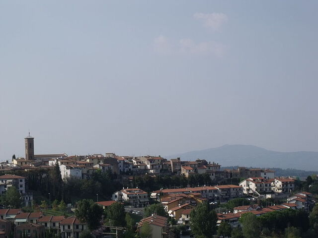 Vista de  Montespertoli