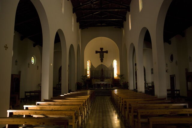 Interior de la iglesia de Santa Andrea en Montesperto