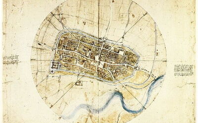 Plan de la ciudad de Da Vinci de Imola, Museo Leonardo