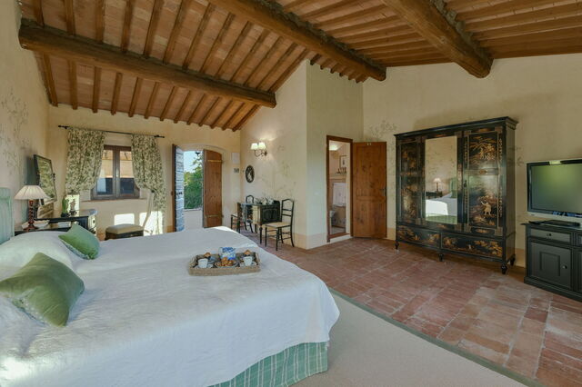 Villa Bagnoli, dormitorio