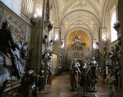 Interior del museo Stibbert