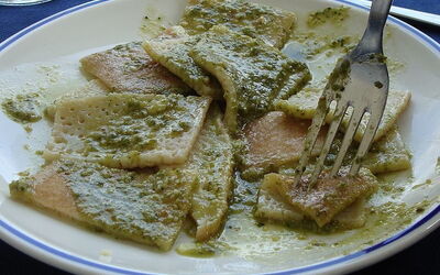 Panigacci con Pesto