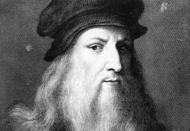 Retrato de Da Vinci