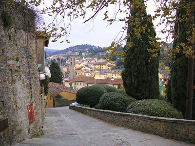 Vista de Fiesole desde Florencia