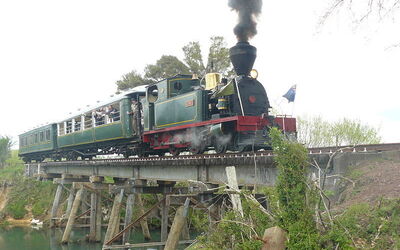 ejemplo de un tren vintage