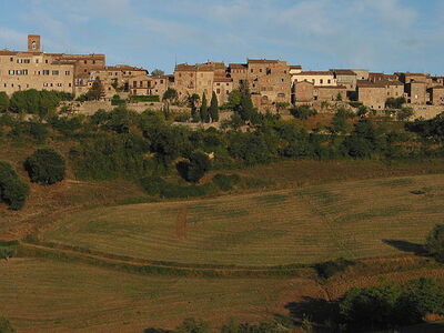 Vista de la ciudad de Casole d'Elsa