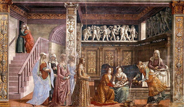 Pinturas de Santa María de Ghirlandaio