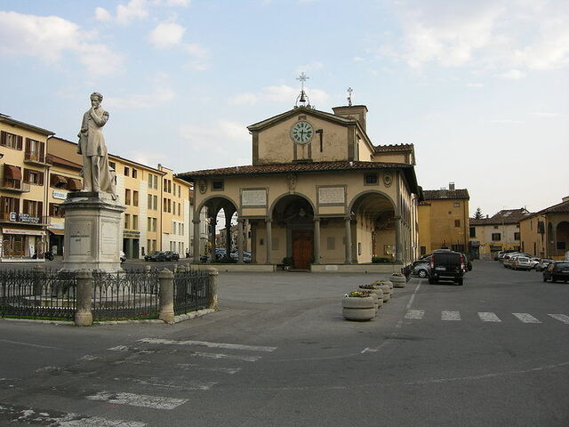 Piazza Giusti en Monsummano Terme