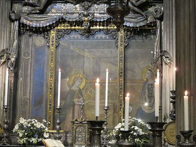 Cuadro de la Anunciacion en Santissima Annunziata