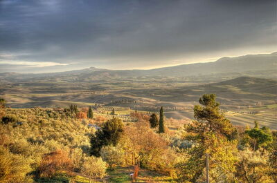Vistas alrededor de Pienza