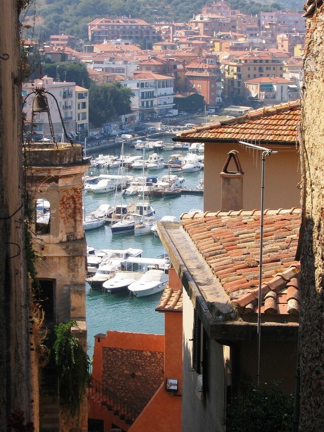 Calles en Porto Ercole
