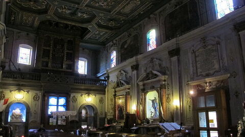 Interior de la Iglesia de Santa María