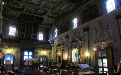 Interior de la Iglesia de Santa María