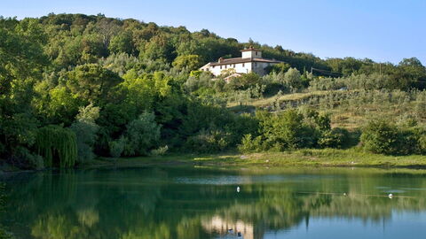 Ricavoli, vista al lago