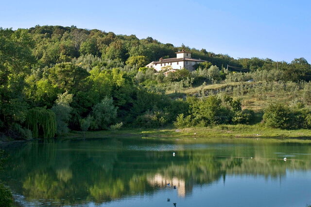 Ricavoli, vista al lago