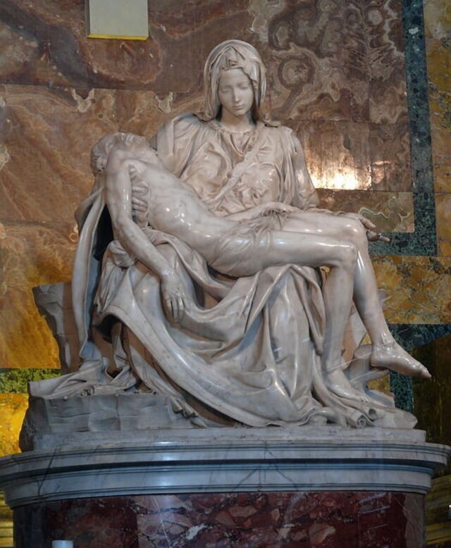 Escultura de la Pietá de Michelangelo