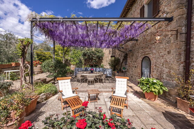 Monticchiello Apartamento Con Jardín