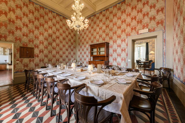Villa Badiuzza, comedor