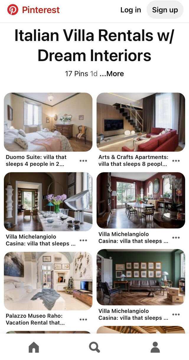 Uno de nuestros tableros de Pinterest