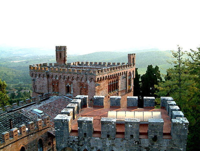 Castello di Brolio, vista