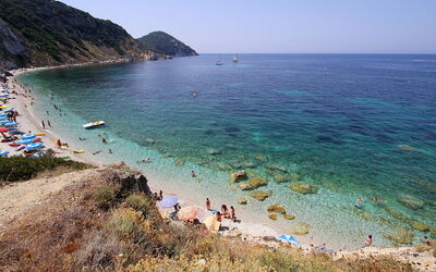 Aguas de la playa de Sansone