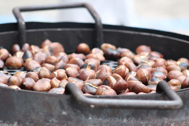Castañas asadas