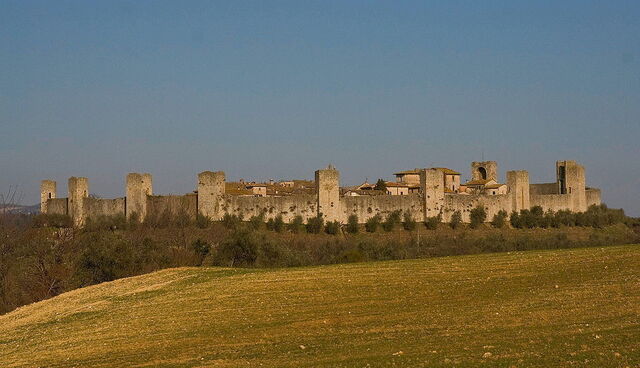La ciudad fortaleza de Monteriggioni