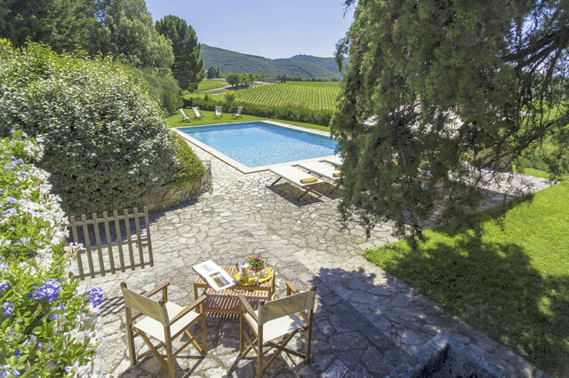 Zona de la piscina, Villa Agresto