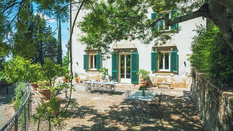 Villa Staggia, terraza