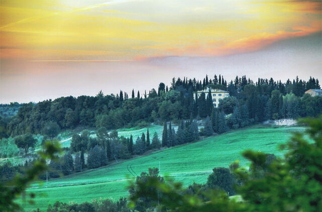 Villa Staggia, paisaje