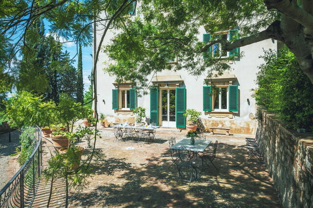 Villa Staggia, terraza