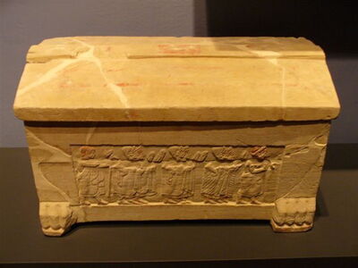 Urna etrusca en Chiusi