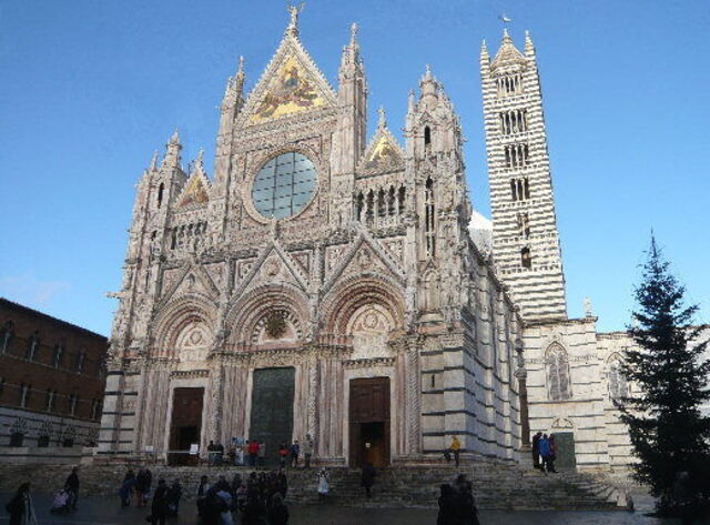 La catedral en Siena