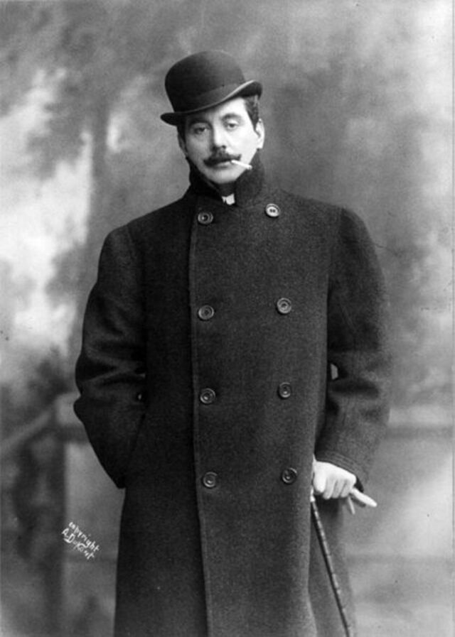 El famoso compositor, Giacomo Puccini