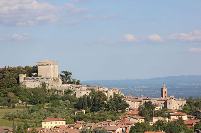 Vista sobre Sarteano