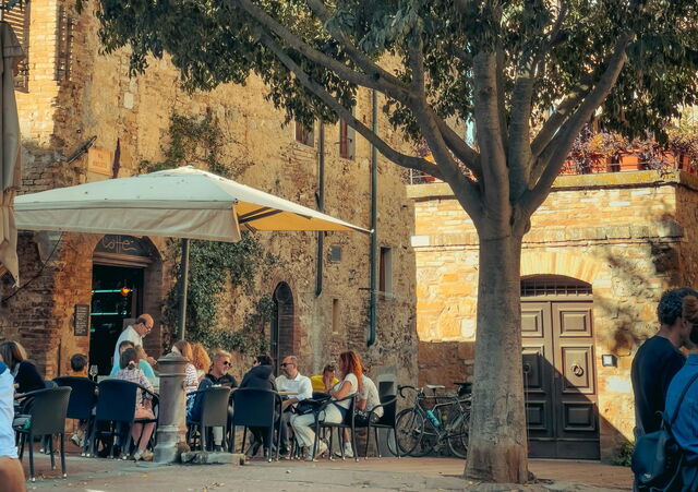 Un café en Toscana