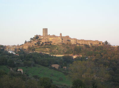 Paisaje de Montecatini Val di Cecina