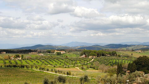 Valle en Toscana