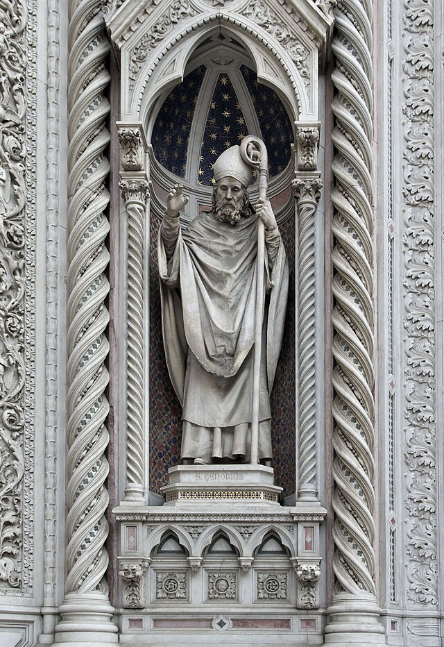 Escultura de San Zanobius