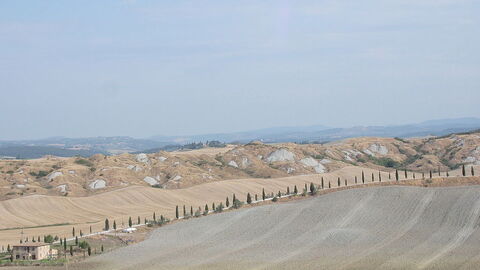 Paisaje del desierto Accona
