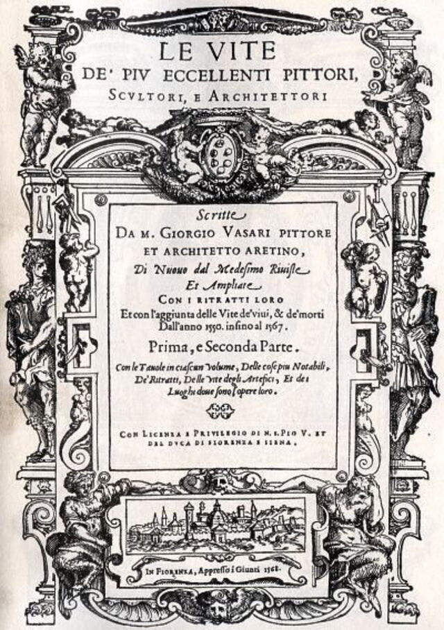 Cubierta del libro de Historia de Vasaris