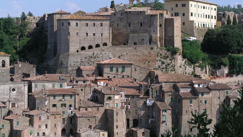 Centro medieval, Sorano