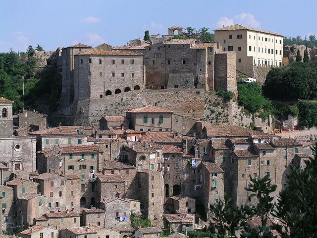 Centro medieval, Sorano