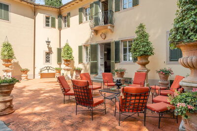 La villa de Ranieri, terraza