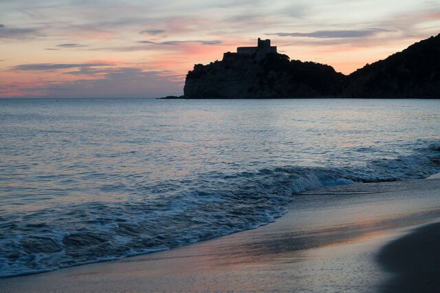 Una playa en el Parque Regional de la Maremma