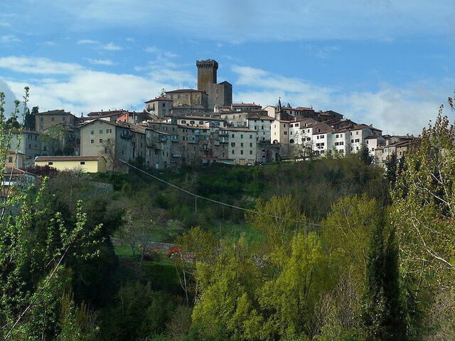 Vista de la ciudad Arcidosso