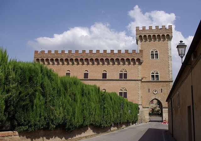 El restaurado castillo de bolgheri